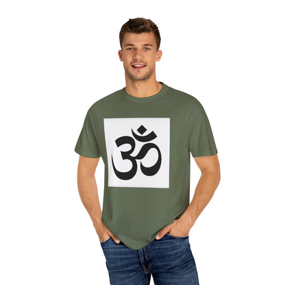 Spiritual Mandala T-Shirt, Unisex Garment-Dyed Tee for Meditation, Yoga, Mindfulness, Gift for Him/Her, Boho Chic Wear