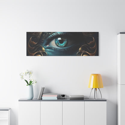 Mystical Eye Canvas Wall Art, Boho Decor, Home Wall Art, Unique Gift, Modern Artwork, Eye Design