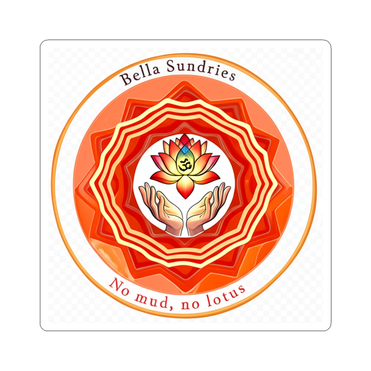 Lotus Flower Kiss-Cut Stickers, Affirmation Stickers for Journaling, Meditation Decor, Yoga Gifts, Boho Chic