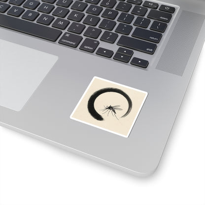 Elegant Mosquito Kiss-Cut Stickers | Artistic Insect Design, Perfect for Laptop, Journals, Eco-Friendly Decor, Gift Ideas