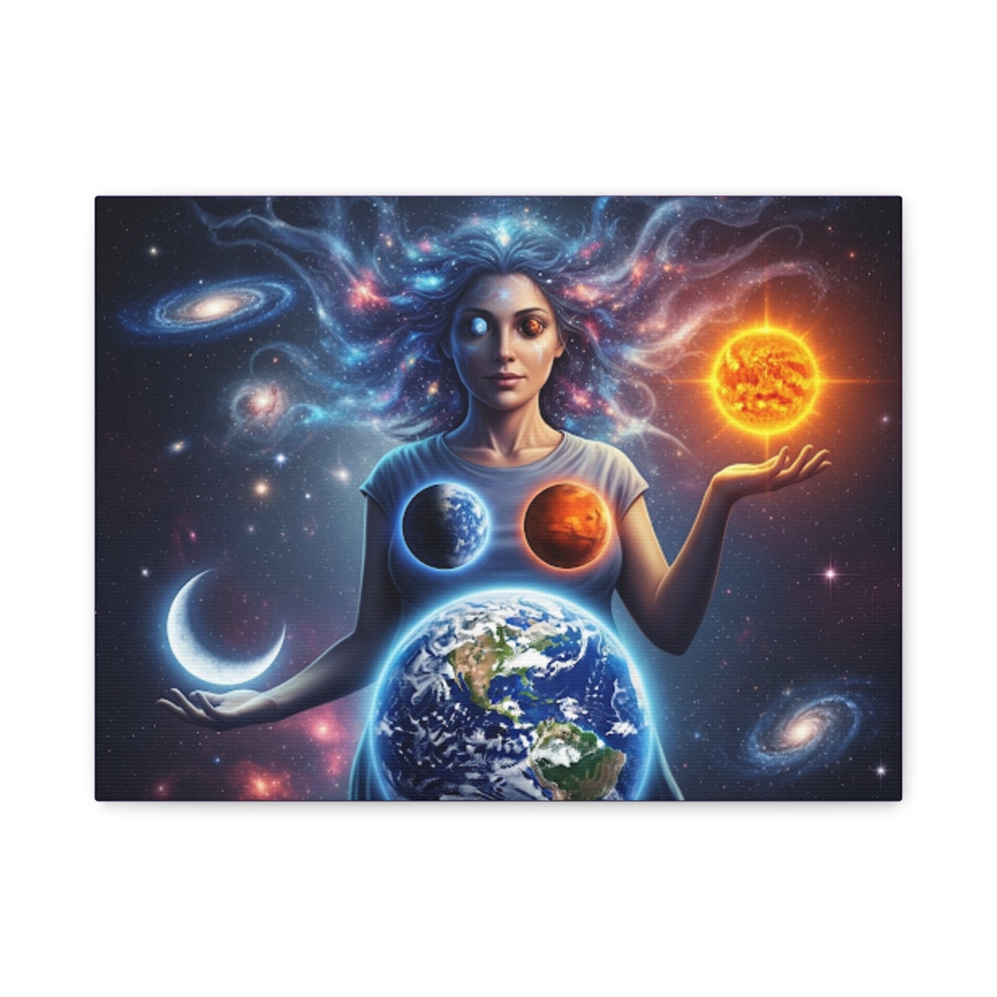 Cosmic Canvas Print - Celestial Art for Space Lovers, Home Decor, Wall Art, Gift for Astronomers, Universe Wall Hanging