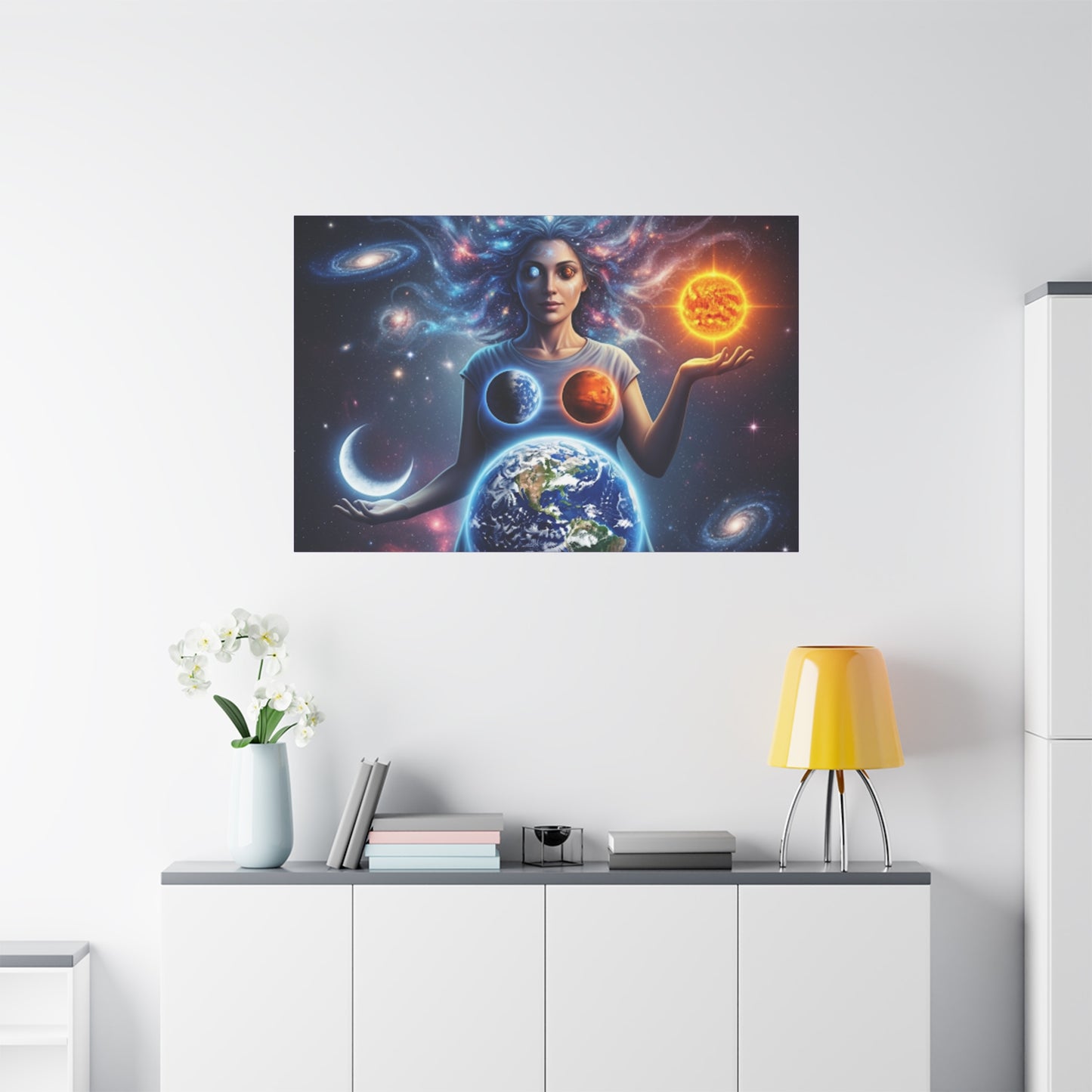 Cosmic Canvas Print - Celestial Art for Space Lovers, Home Decor, Wall Art, Gift for Astronomers, Universe Wall Hanging