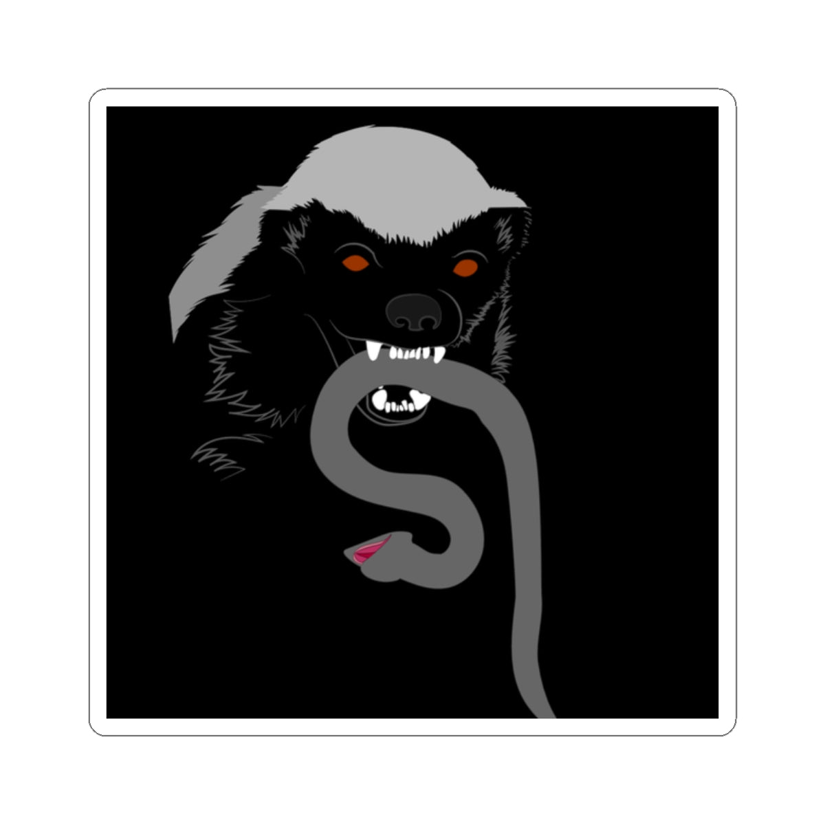 Bold Animal Kiss-Cut Stickers - Perfect for Laptops, Water Bottles, Phone Cases, Journals, Gifts