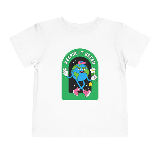 Toddler Tee | Cute Short Sleeve Shirt, Kids Gift, Flower Graphic Tee, Baby Shower Gift, Summer Playtime Top