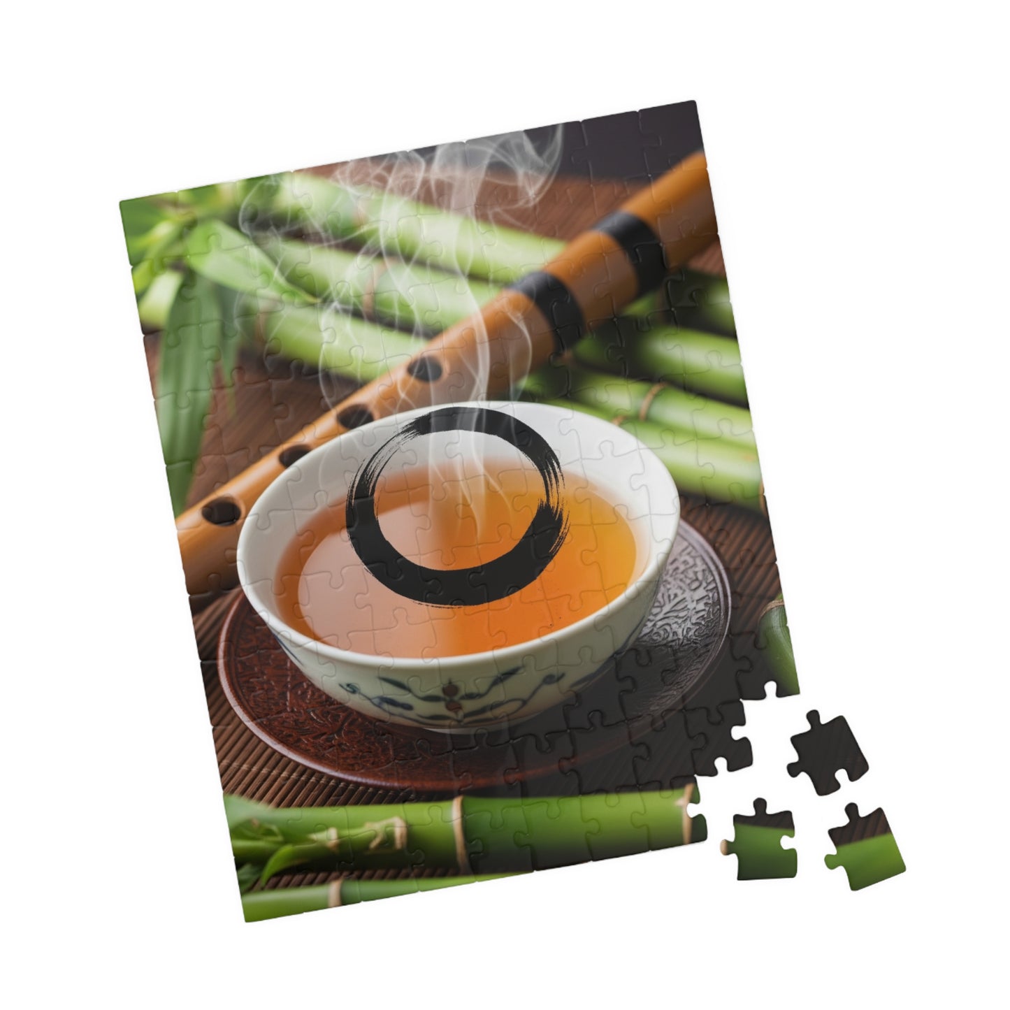 Tea-Themed Puzzle for Relaxation and Mindfulness, Perfect Gift for Tea Lovers, Family Fun, Game Night, Rainy Day Activity