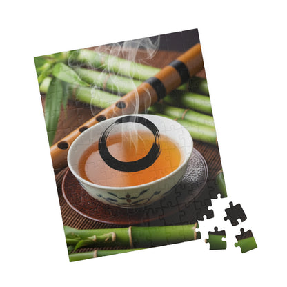 Tea-Themed Puzzle for Relaxation and Mindfulness, Perfect Gift for Tea Lovers, Family Fun, Game Night, Rainy Day Activity