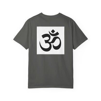 Spiritual Harmony Unisex T-shirt with Om Design, Casual Tee, Gift for Yogis, Meditation Wear, Relaxed Style