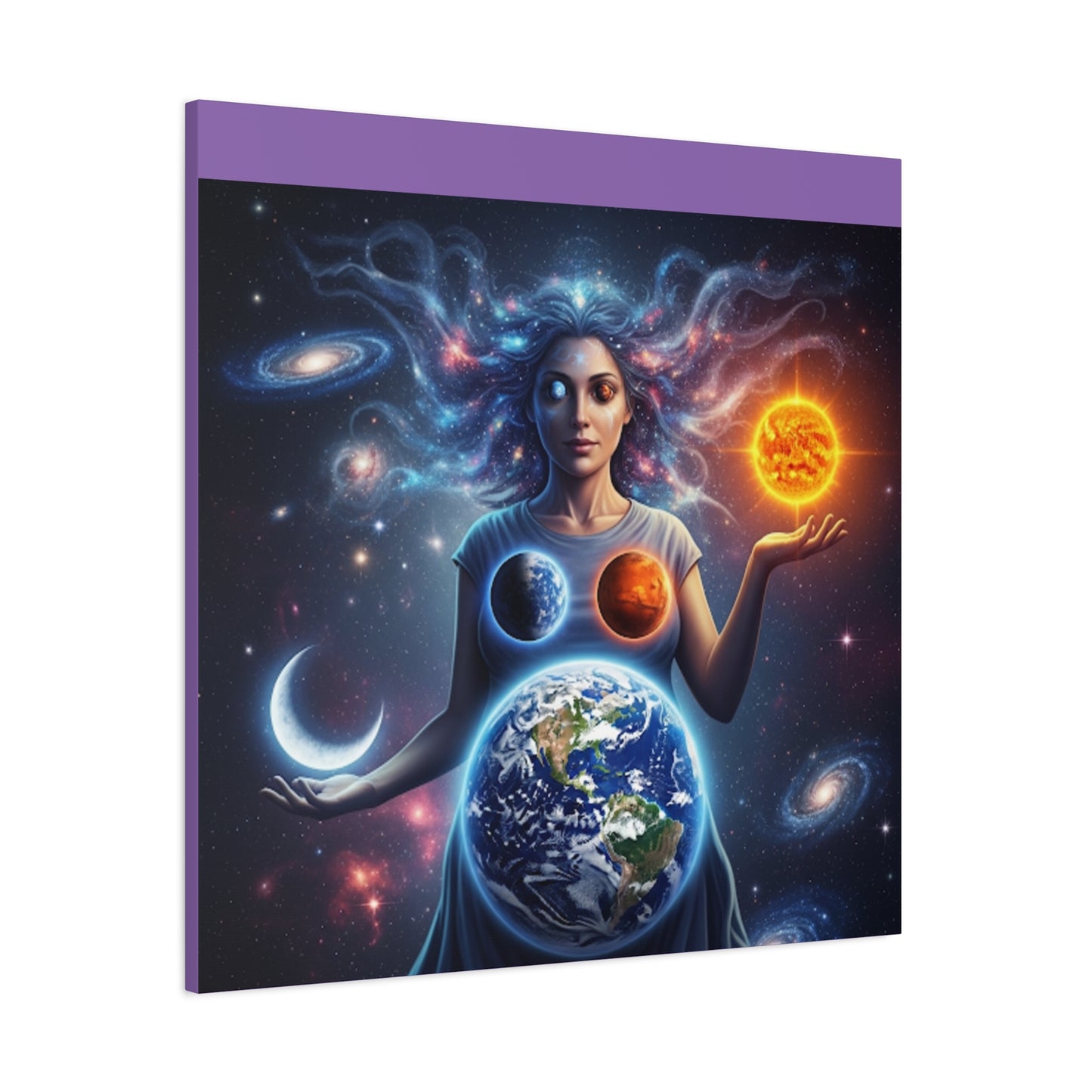 Cosmic Canvas Print - Celestial Art for Space Lovers, Home Decor, Wall Art, Gift for Astronomers, Universe Wall Hanging