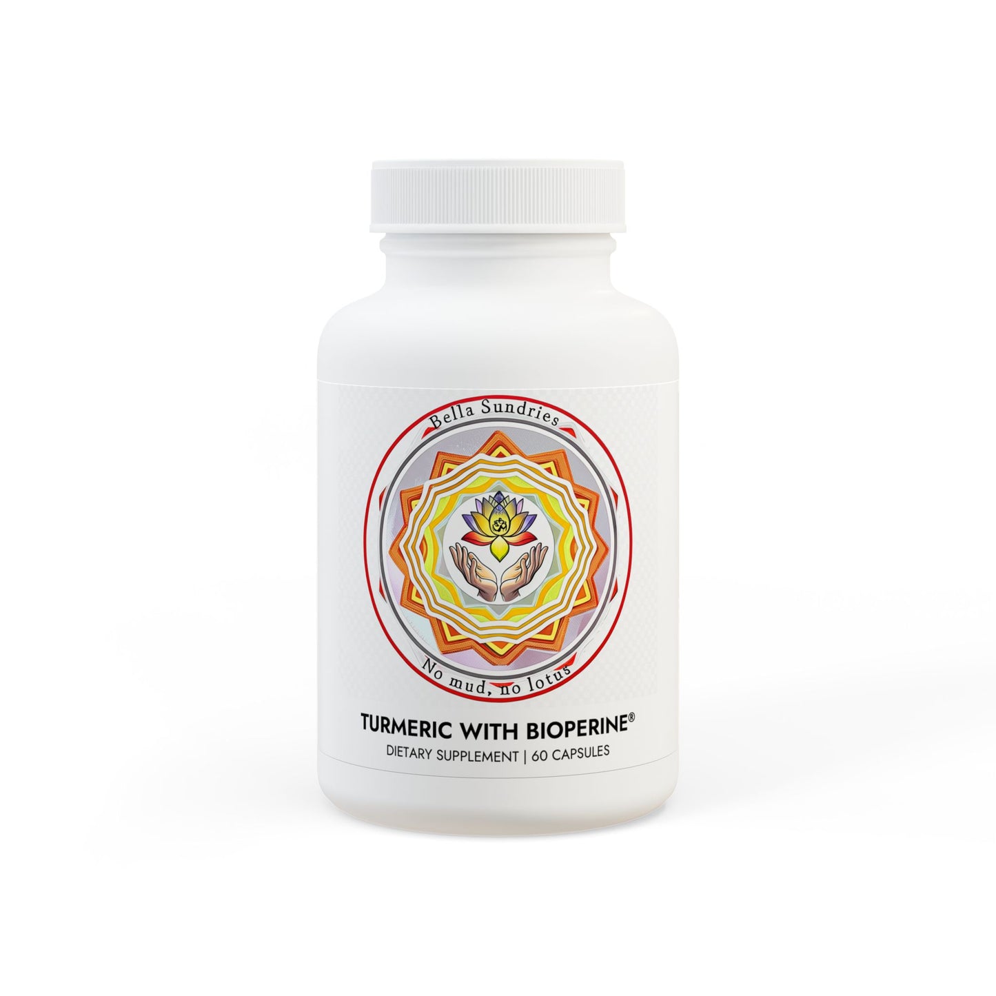 Turmeric with BioPerine® (Black Pepper Fruit Extract) Supplement (60 Capsules)