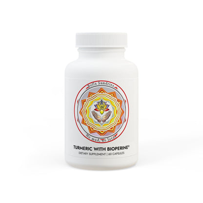 Turmeric with BioPerine® (Black Pepper Fruit Extract) Supplement (60 Capsules)