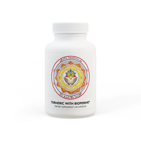 Turmeric with BioPerine® (Black Pepper Fruit Extract) Supplement (60 Capsules)
