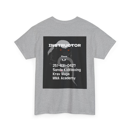 Unisex Heavy Cotton Tee  instructor for Martial Arts, Kickboxing Training Shirt, Integrity Academy Gear, Athletic Apparel, MMA T-shirt, Fight Club [...]