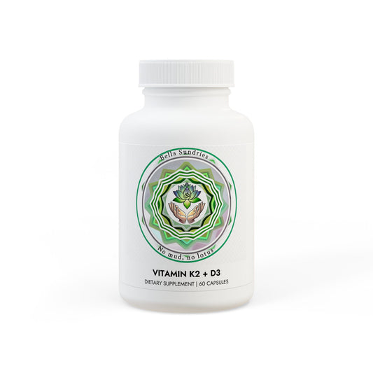 Vitamin K2 + D3 Supplement (60 Capsules)