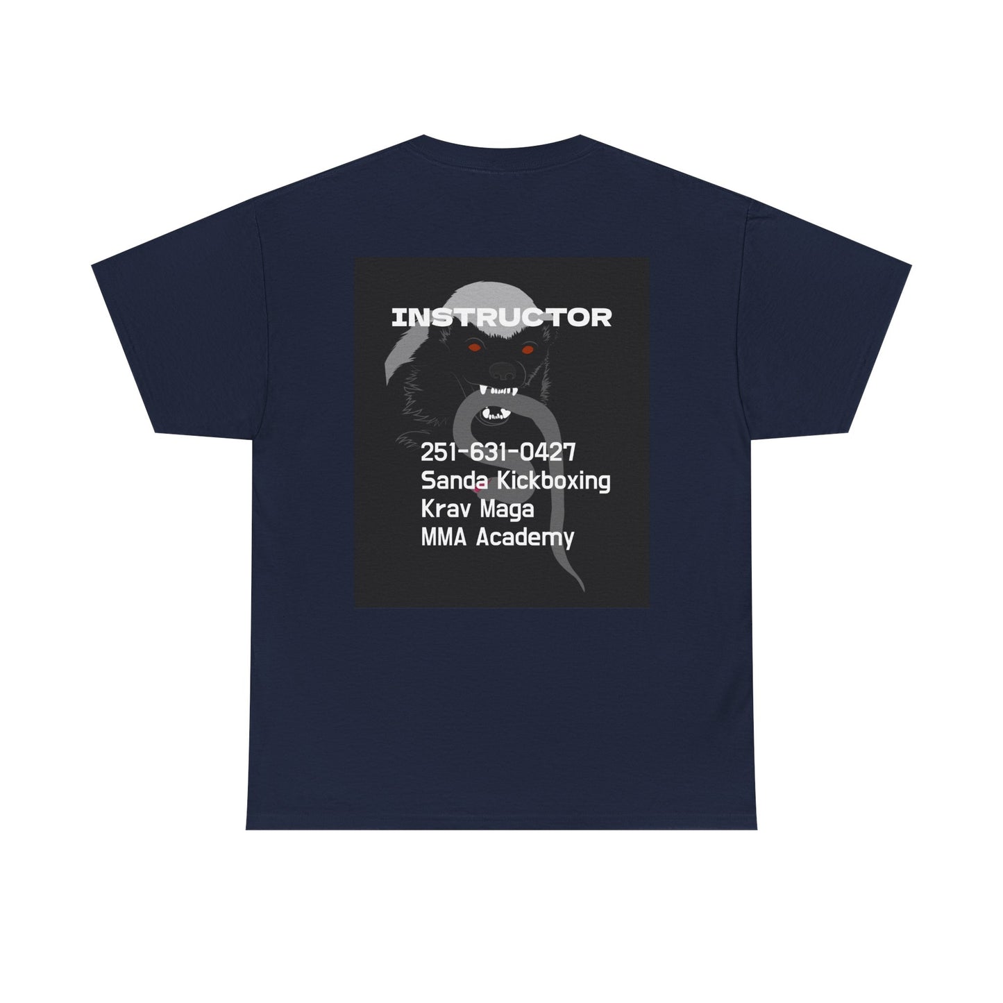 Unisex Heavy Cotton Tee  instructor for Martial Arts, Kickboxing Training Shirt, Integrity Academy Gear, Athletic Apparel, MMA T-shirt, Fight Club [...]