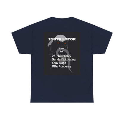 Unisex Heavy Cotton Tee  instructor for Martial Arts, Kickboxing Training Shirt, Integrity Academy Gear, Athletic Apparel, MMA T-shirt, Fight Club [...]
