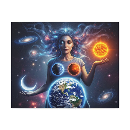 Cosmic Canvas Print - Celestial Art for Space Lovers, Home Decor, Wall Art, Gift for Astronomers, Universe Wall Hanging