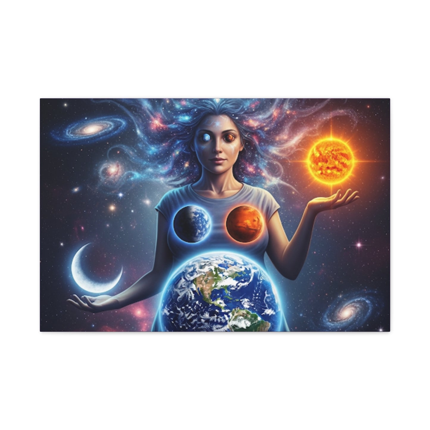 Cosmic Canvas Print - Celestial Art for Space Lovers, Home Decor, Wall Art, Gift for Astronomers, Universe Wall Hanging