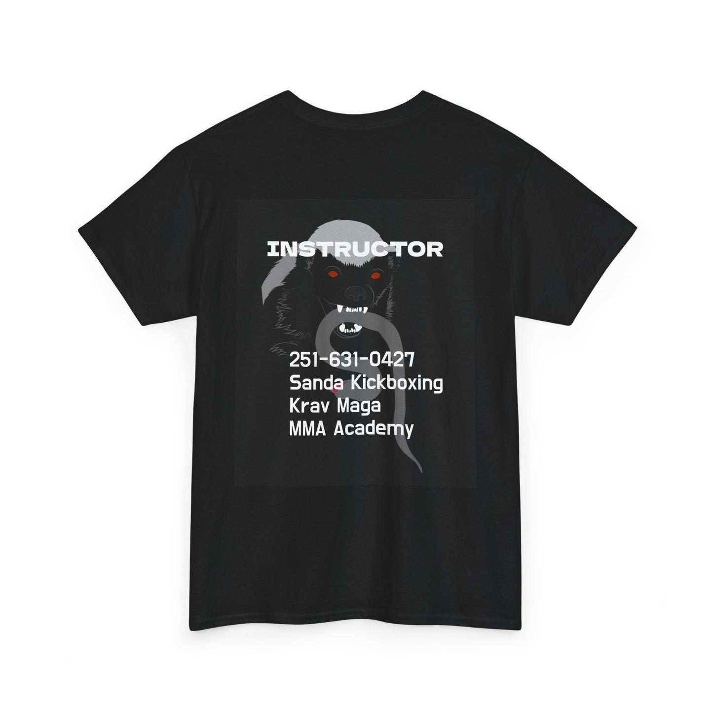 Unisex Heavy Cotton Tee  instructor for Martial Arts, Kickboxing Training Shirt, Integrity Academy Gear, Athletic Apparel, MMA T-shirt, Fight Club [...]