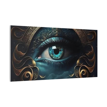 Mystical Eye Canvas Wall Art, Boho Decor, Home Wall Art, Unique Gift, Modern Artwork, Eye Design