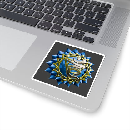 Chakra Energy Kiss-Cut Stickers for Spiritual Growth, Laptop Decor, Meditation, Yoga, Gifts for Her