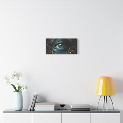 Mystical Eye Canvas Wall Art, Boho Decor, Home Wall Art, Unique Gift, Modern Artwork, Eye Design