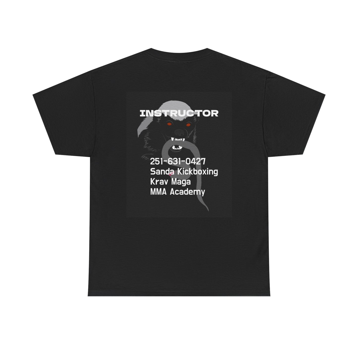 Unisex Heavy Cotton Tee  instructor for Martial Arts, Kickboxing Training Shirt, Integrity Academy Gear, Athletic Apparel, MMA T-shirt, Fight Club [...]