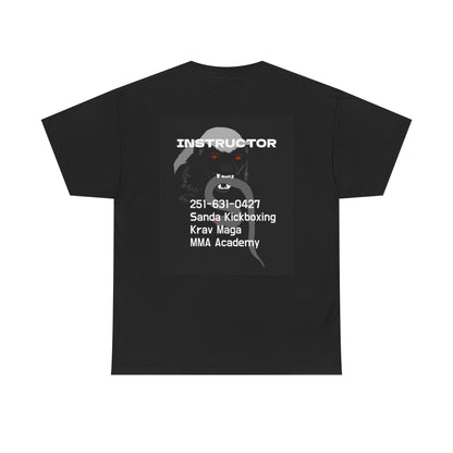 Unisex Heavy Cotton Tee  instructor for Martial Arts, Kickboxing Training Shirt, Integrity Academy Gear, Athletic Apparel, MMA T-shirt, Fight Club [...]