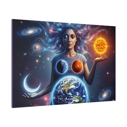 Cosmic Canvas Print - Celestial Art for Space Lovers, Home Decor, Wall Art, Gift for Astronomers, Universe Wall Hanging