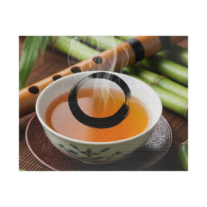 Tea-Themed Puzzle for Relaxation and Mindfulness, Perfect Gift for Tea Lovers, Family Fun, Game Night, Rainy Day Activity