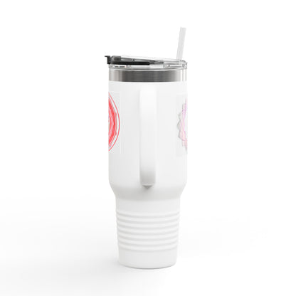 Stylish Insulated Travel Mug, 40oz | Perfect for Coffee Lovers, Outdoor Adventures, Gifts for Holidays, Floral Design