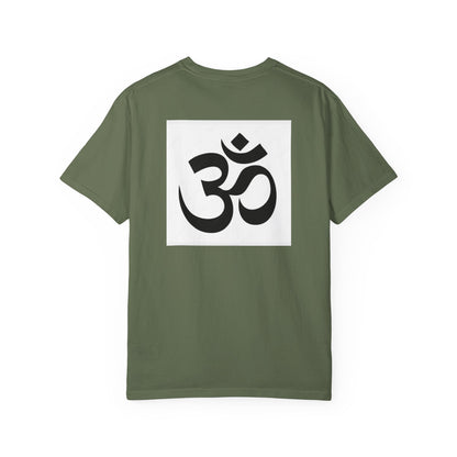 Spiritual Harmony Unisex T-shirt with Om Design, Casual Tee, Gift for Yogis, Meditation Wear, Relaxed Style