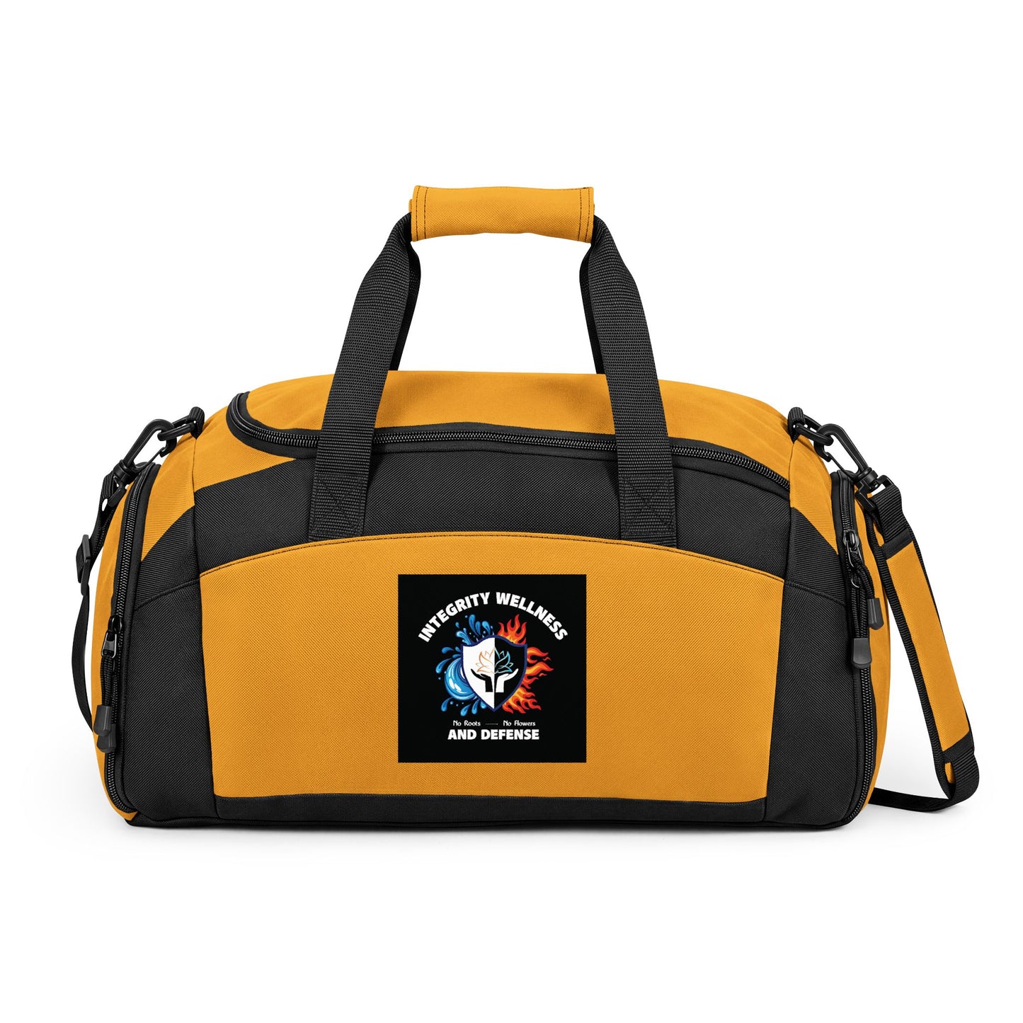 Wellness and Self-Defense Gym Bag — Dual-Element Logo Duffel