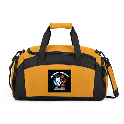 Wellness and Self-Defense Gym Bag — Dual-Element Logo Duffel