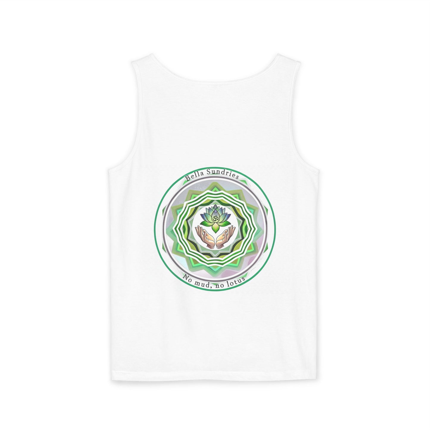 Yoga Spiritual Tank Top, Om Symbol Shirt, Lotus Flower Tee, Meditation Apparel, Gift for Yogis, Unisex Activewear