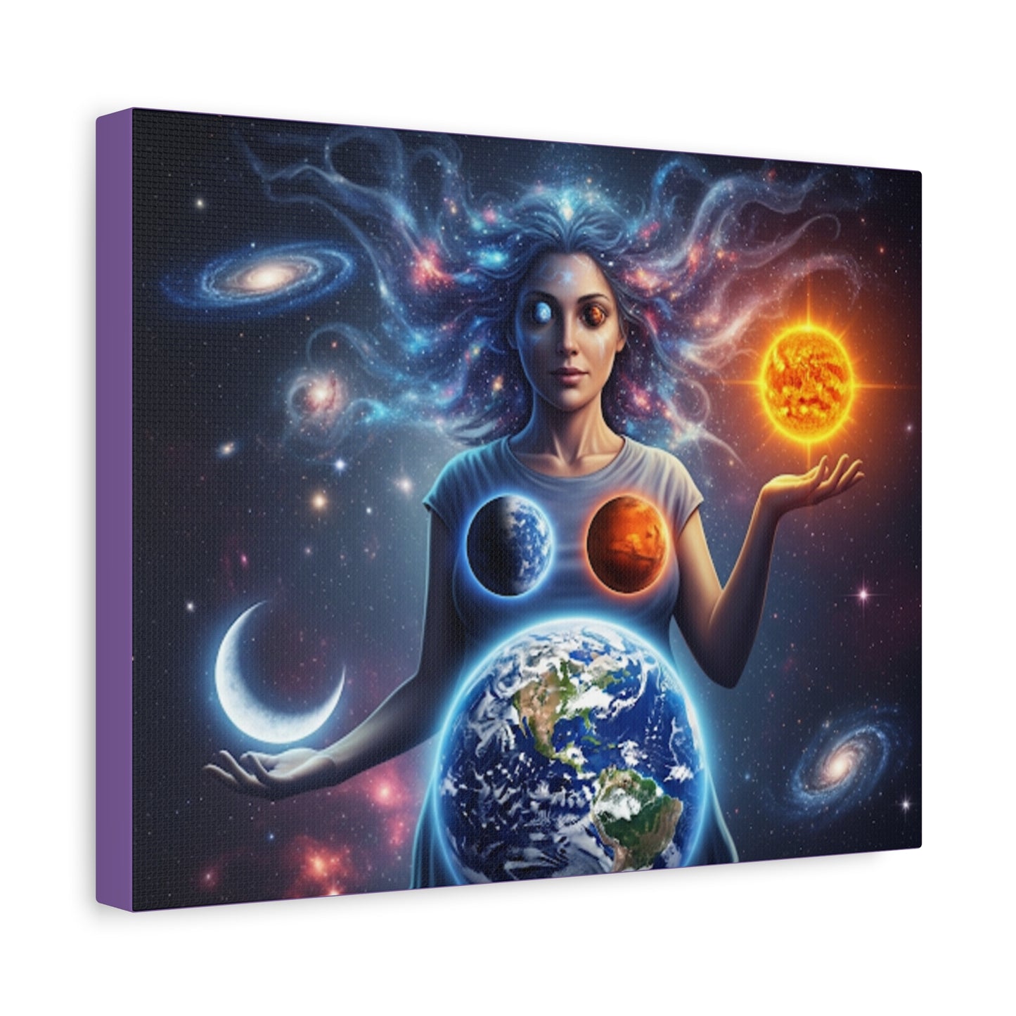 Cosmic Canvas Print - Celestial Art for Space Lovers, Home Decor, Wall Art, Gift for Astronomers, Universe Wall Hanging