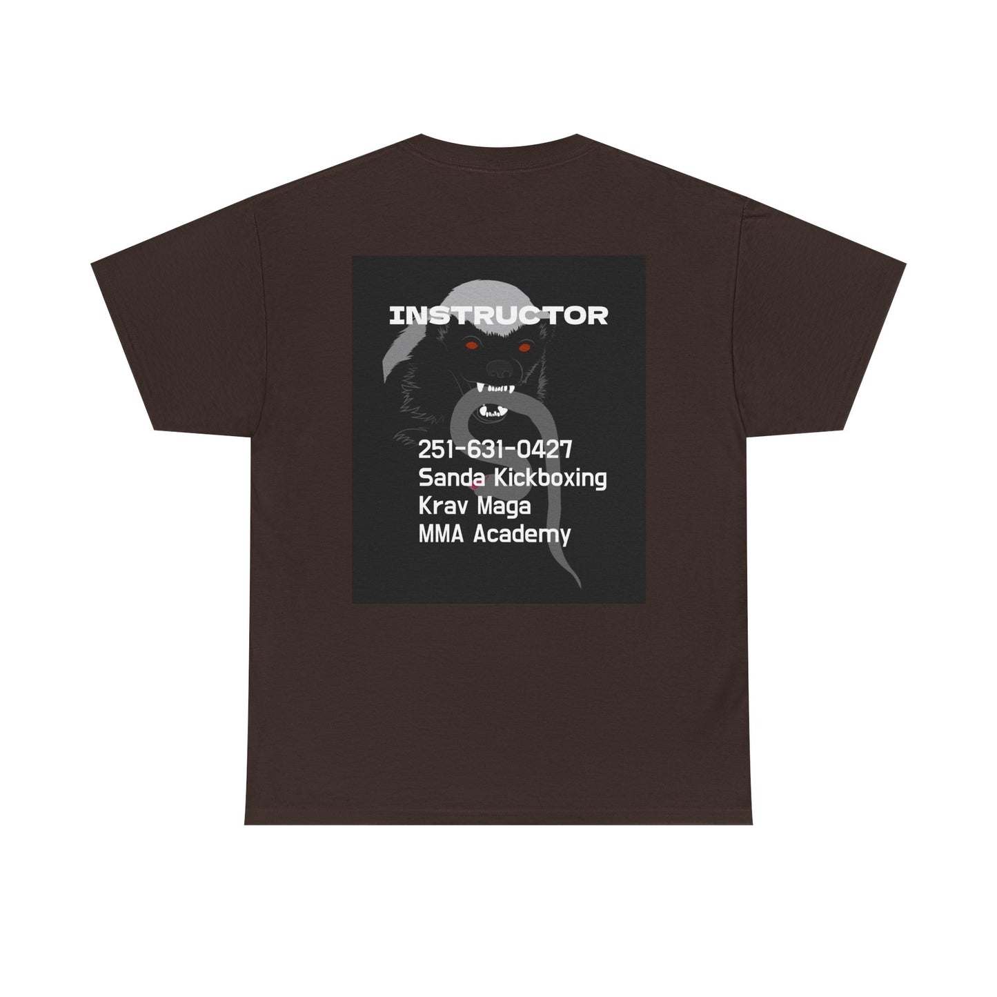 Unisex Heavy Cotton Tee  instructor for Martial Arts, Kickboxing Training Shirt, Integrity Academy Gear, Athletic Apparel, MMA T-shirt, Fight Club [...]