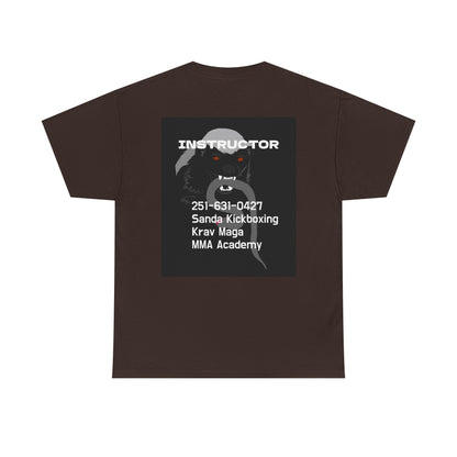 Unisex Heavy Cotton Tee  instructor for Martial Arts, Kickboxing Training Shirt, Integrity Academy Gear, Athletic Apparel, MMA T-shirt, Fight Club [...]