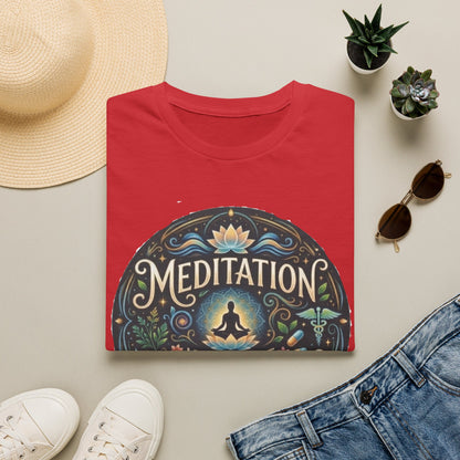 Meditation T-Shirt — "Meditation is the Best Medication" Mindfulness Tee