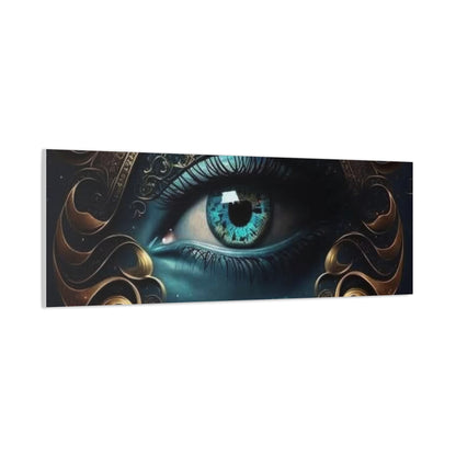 Mystical Eye Canvas Wall Art, Boho Decor, Home Wall Art, Unique Gift, Modern Artwork, Eye Design