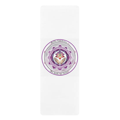 Yoga Mat with Motivational Design, Eco-Friendly Yoga Mat, Non-Slip Exercise Mat, Meditation Mat, Gift for Yogis