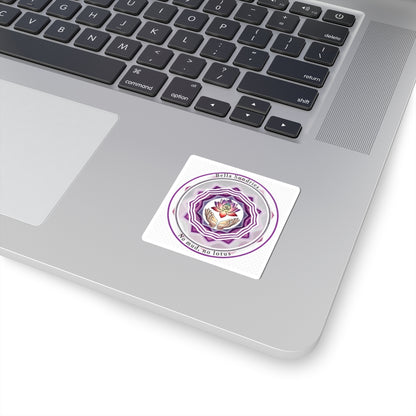 Boho Lotus Kiss-Cut Stickers | Floral Mandala Decals for Journals, Laptop, Water Bottles, Gifts, Home Decor