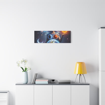 Cosmic Canvas Print - Celestial Art for Space Lovers, Home Decor, Wall Art, Gift for Astronomers, Universe Wall Hanging