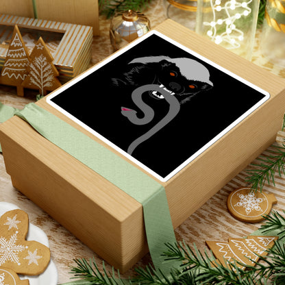 Bold Animal Kiss-Cut Stickers - Perfect for Laptops, Water Bottles, Phone Cases, Journals, Gifts