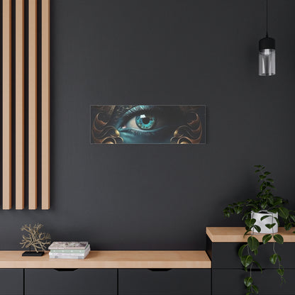 Mystical Eye Canvas Wall Art, Boho Decor, Home Wall Art, Unique Gift, Modern Artwork, Eye Design
