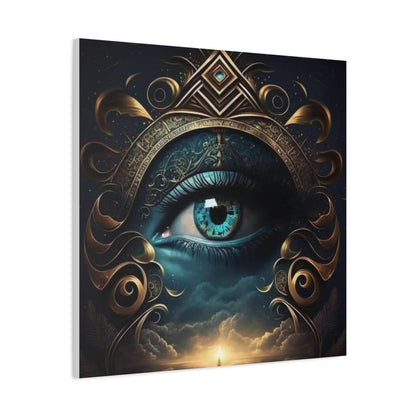 Mystical Eye Canvas Wall Art, Boho Decor, Home Wall Art, Unique Gift, Modern Artwork, Eye Design