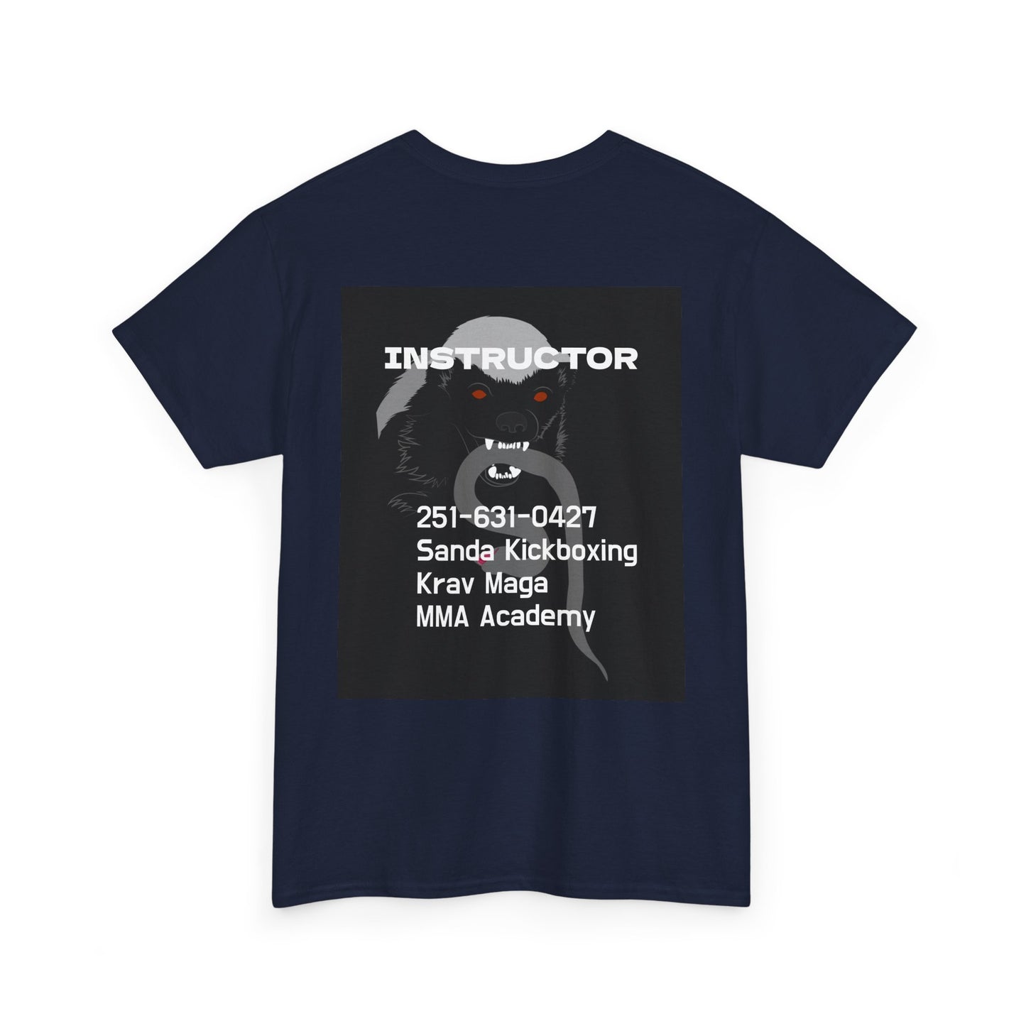 Unisex Heavy Cotton Tee  instructor for Martial Arts, Kickboxing Training Shirt, Integrity Academy Gear, Athletic Apparel, MMA T-shirt, Fight Club [...]