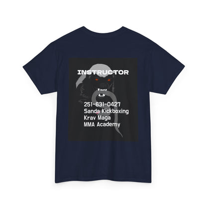 Unisex Heavy Cotton Tee  instructor for Martial Arts, Kickboxing Training Shirt, Integrity Academy Gear, Athletic Apparel, MMA T-shirt, Fight Club [...]