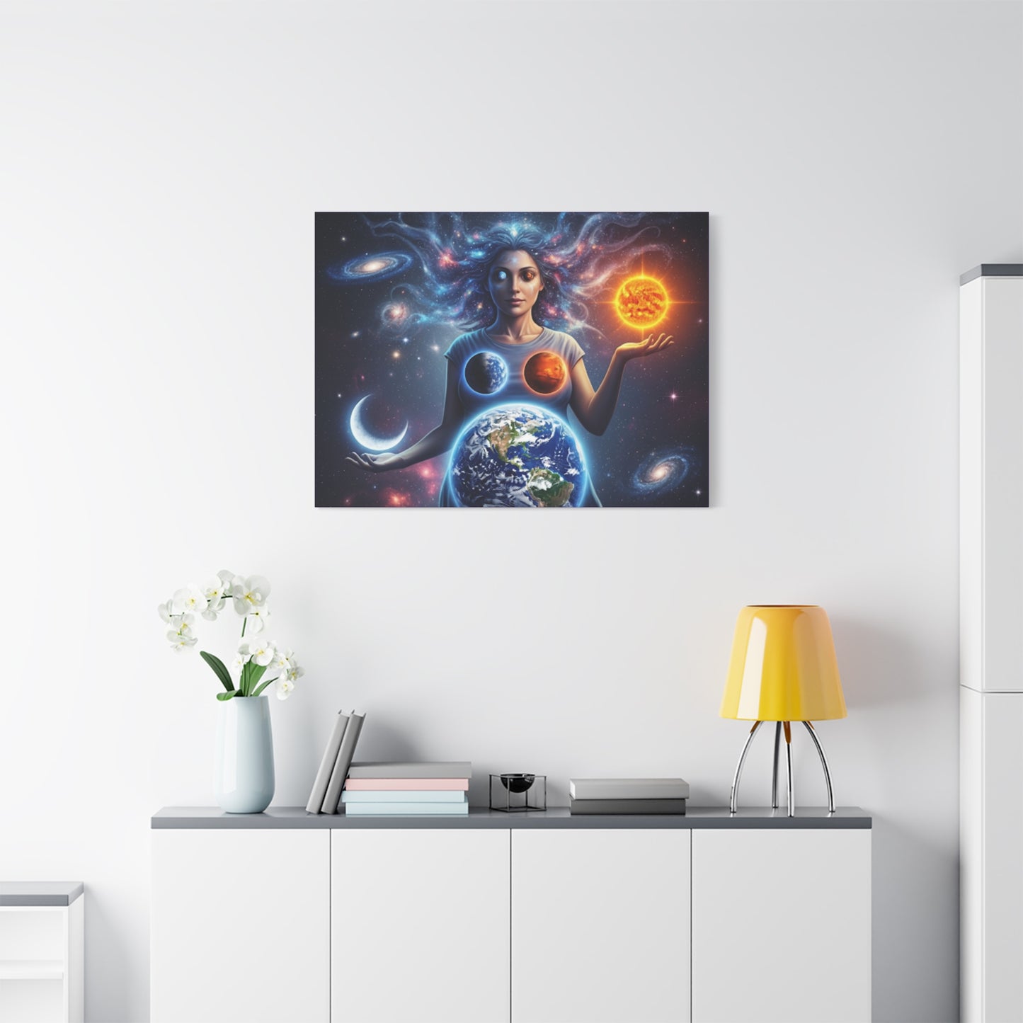 Cosmic Canvas Print - Celestial Art for Space Lovers, Home Decor, Wall Art, Gift for Astronomers, Universe Wall Hanging