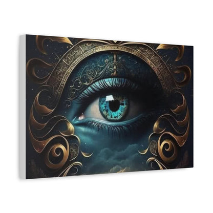 Mystical Eye Canvas Wall Art, Boho Decor, Home Wall Art, Unique Gift, Modern Artwork, Eye Design