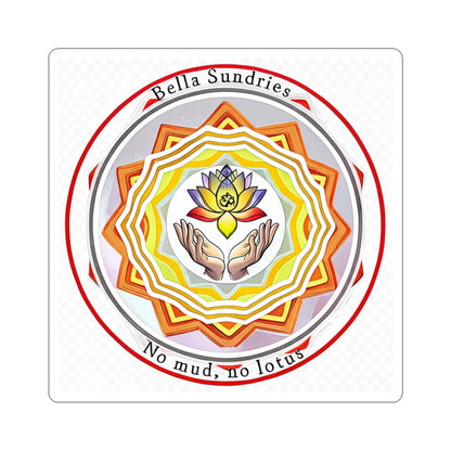 Lotus Mandala Kiss-Cut Stickers | Inspirational Wall Art, Laptop Decor, Unique Gifts, Motivational Stickers, Mindfulness Accessories